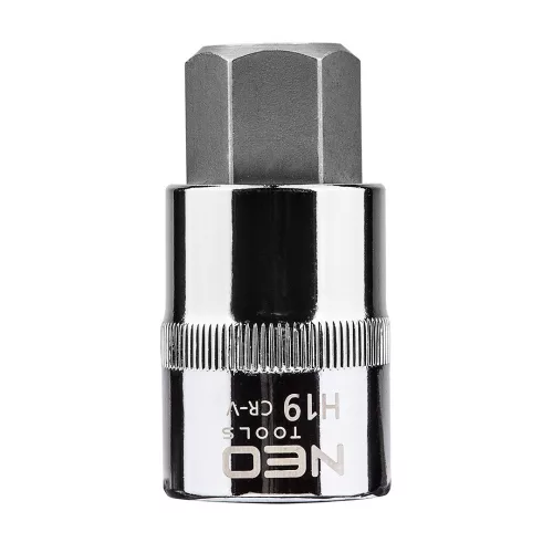 Neo 1/2 H19x55 mm hatszög bitbehajtó neo dugókulcs – kéziszerszám