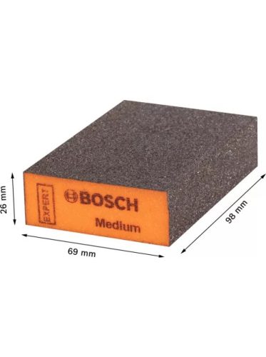 Bosch EXPERT S471 csiszoló szivacs 69 x 97 x 26 mm, közepes 