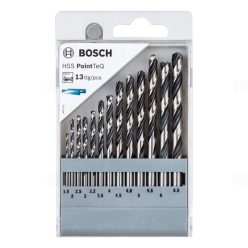  Bosch PointTeQ HSS spirálfúrókészlet, 13 db, 1,5–6,5 mm<br/>