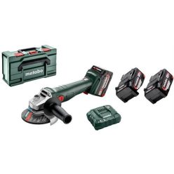   Metabo W18 L9-125 Quick akkumulátoros sarokcsiszoló 18V 2x5,2Ah