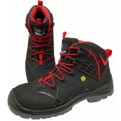 Munkavédelmi bakancs medox S3 esd 5819 44 fekete/piros