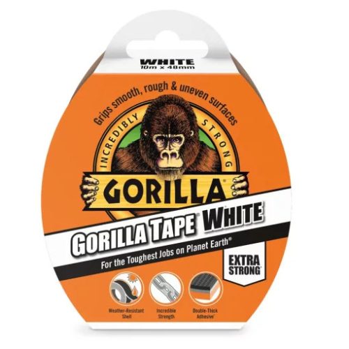 Gorilla TAPE White  extra erős ragasztószalag 48mmx10m 