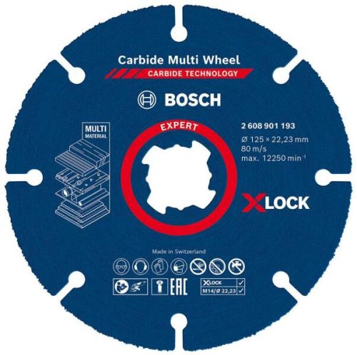 Bosch karbid multi vágólap 125mm fa/műanyag EXPERT 