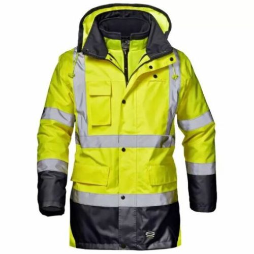 Sir Safety Motorway Split kabát 4in 1 jól láthatósági XXXL