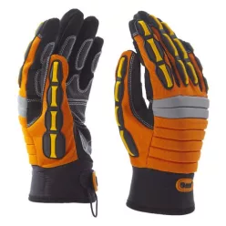 MKN2/M Mechanikai kesztyű ,fekete tenyérfolttal M-es