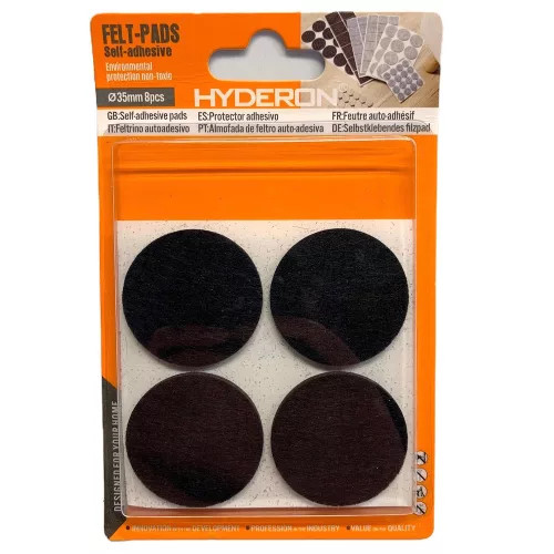 Bútorcsúsztató filc önt. 35mm Fekete