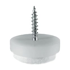 Bútorcsúsztató műanyag csavarozható 22mm