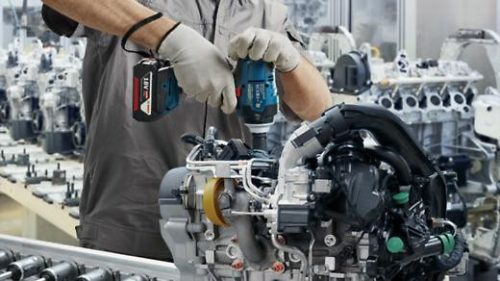 Bosch GDS 18V-400 akkumulátoros ütvecsavarozó 18V 2x5,0Ah