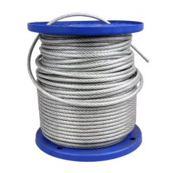 Drótkötél horg. müanyag bevonattal 4/5 mm PVC