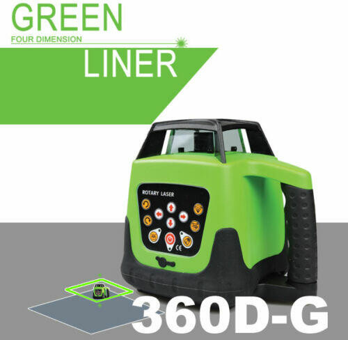 Green Liner 360D-G pirosfényű forgólézer készlet