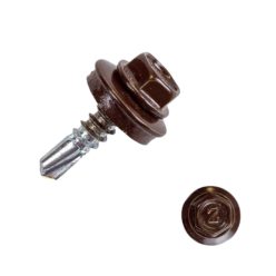 Önf. Htl lemezcsavar 4.8*19 RAL8017 csokibarna