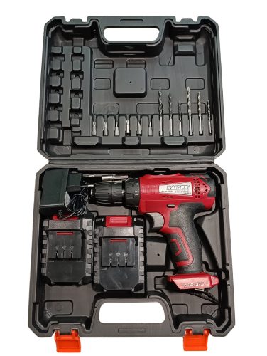 Raider akkumulátoros fúró-csavarozó 12V/1,5Ah  24NM
