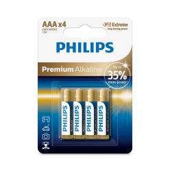 Philips Premium AAA elem 4db/cs.