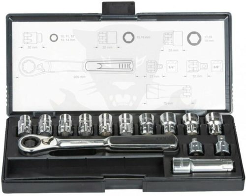 Makita átmenő dugókulcs készlet 14db-os 10-19mm