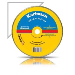 Karbosan gyémántt. 115mm folyamatos "csempe"