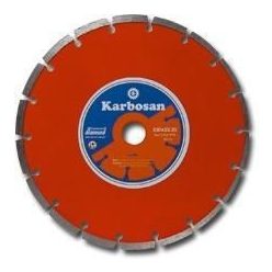 Karbosan gyémántt. 150mm szegmenses