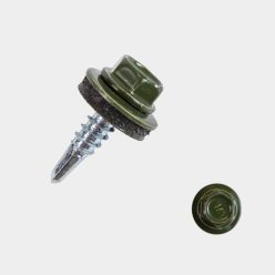   Önf. Htl lemezcsavar 4.8*35mm fához+EPDM RAL 6028 Sötétzöld