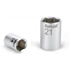   FORTUM dugófej, 1/2", 24mm, 61CrV5, mattkróm, 38mm hosszú cik:4700424
