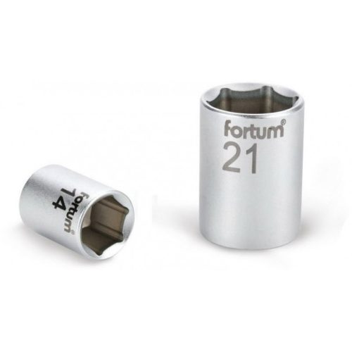 FORTUM dugófej, 1/2", 24mm, 61CrV5, mattkróm, 38mm hosszú cik:4700424