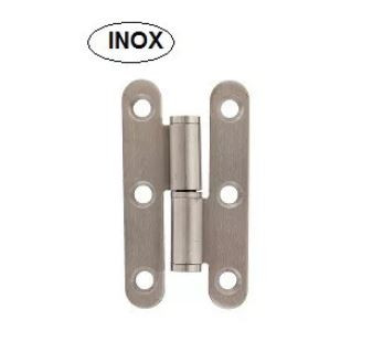 Ajtópánt 80x44x2 rozsdamentes jobbos