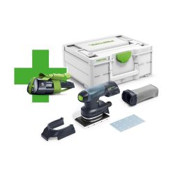   Festool RTSC 400-Basic-ERGO akkus vibrációs csiszoló + ajándék akku (töltő nélkül)