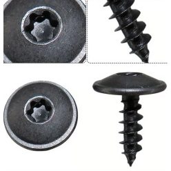 Lapos peremes torx 4.8x16 fekete