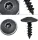 Lapos peremes torx 4.8x16 fekete