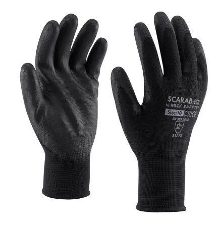 Cérnakesztyű mártott Scarab - Eco PN8003 fekete 10/XL