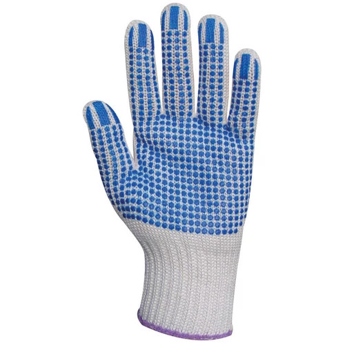 Cérnakesztyű, kék pöttyös ECO 10-es Impala