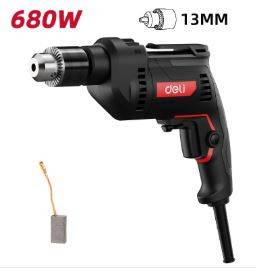 DELI Ütvefúró 680W, 13mm, DE-CZ13-1E