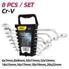 DELI csillagkulcs készlet, hajlított, 8 db-os DL150008A