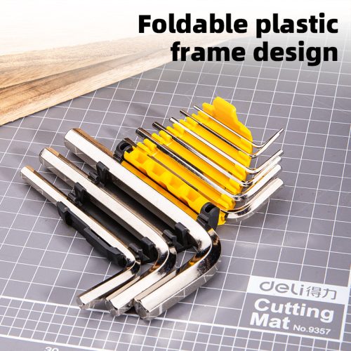 DELI 9 darabos lapos végű imbuszkulcs készlet DL230009