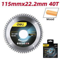   DELI keményfém fogazatú körfűrészlap 115x22.2mm 40T DH-MJP115-E1