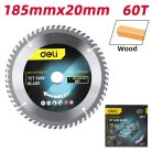 DELI keményfém fogazatú körfűrészlap 185x20mm 60T DH-MJP185-E1