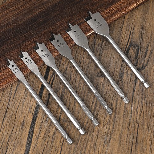 DELI 6 darabos lapos fafúró készlet 10/12/16/18/20/25mm DH-MBZ006-ED1