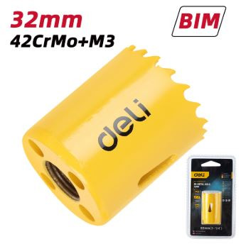 DELI Bimetál koronafúró 32mm DH-SKK032-E1