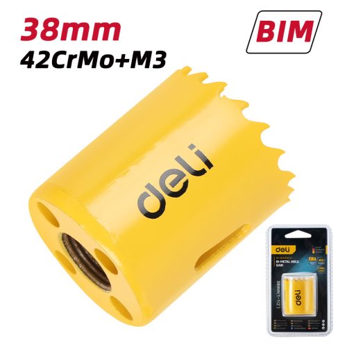 DELI Bimetál koronafúró 38mm DH-SKK038-E1