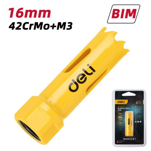 DELI Bimetál koronafúró 16mm DH-SKK016-E1