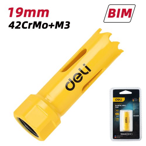 DELI Bimetál koronafúró 19mm DH-SKK019-E1