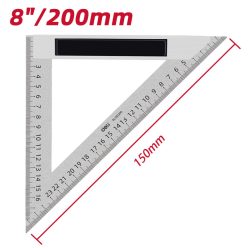 DELI Háromszögvonalzó 200mm DL303200