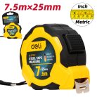 DELI Acél mérőszalag 7.5m x 25mm DL3798Y