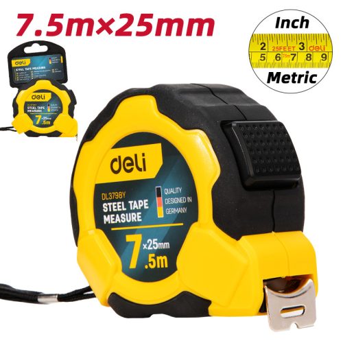 DELI Acél mérőszalag 7.5m x 25mm DL3798Y