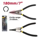 DELI Külső egyenes seeger fogó 7" 180mm DL104107