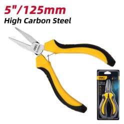 DELI Mini hajlított csőrű fogó 5“ 125mm DL103204