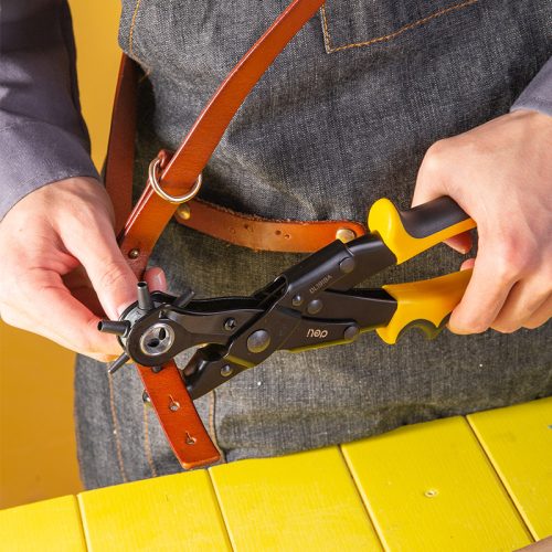 DELI Bőrlyukasztó fogó 9" 220mm DL1919A