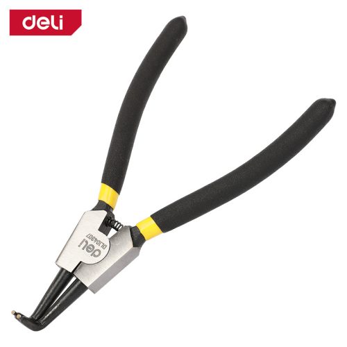 DELI Külső hajlított seeger fogó 7" 170mm DL104307