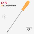 DELI Lapos csavarhúzó 6x300mm DL6263001