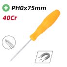 DELI Philips csavarhúzó PH0x75mm DL623075