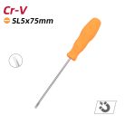 DELI Lapos csavarhúzó 5x75mm DL6250751