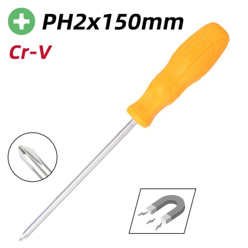 DELI Philips csavarhúzó PH2x150mm DL626150